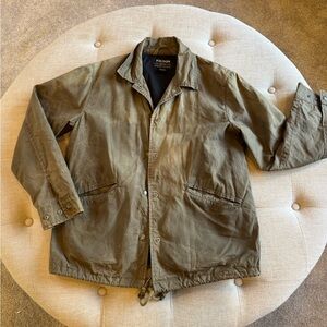 Filson Women’s Small Bushwax Supply Jacket Made in USA otter green olive Wax